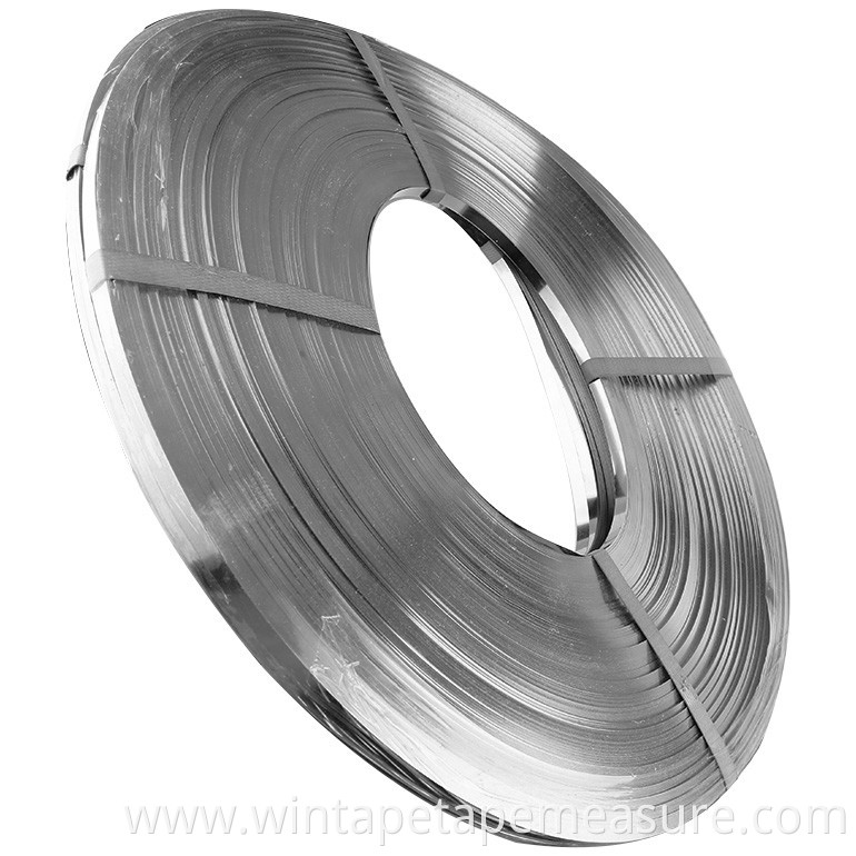 Galvanized spring steel band